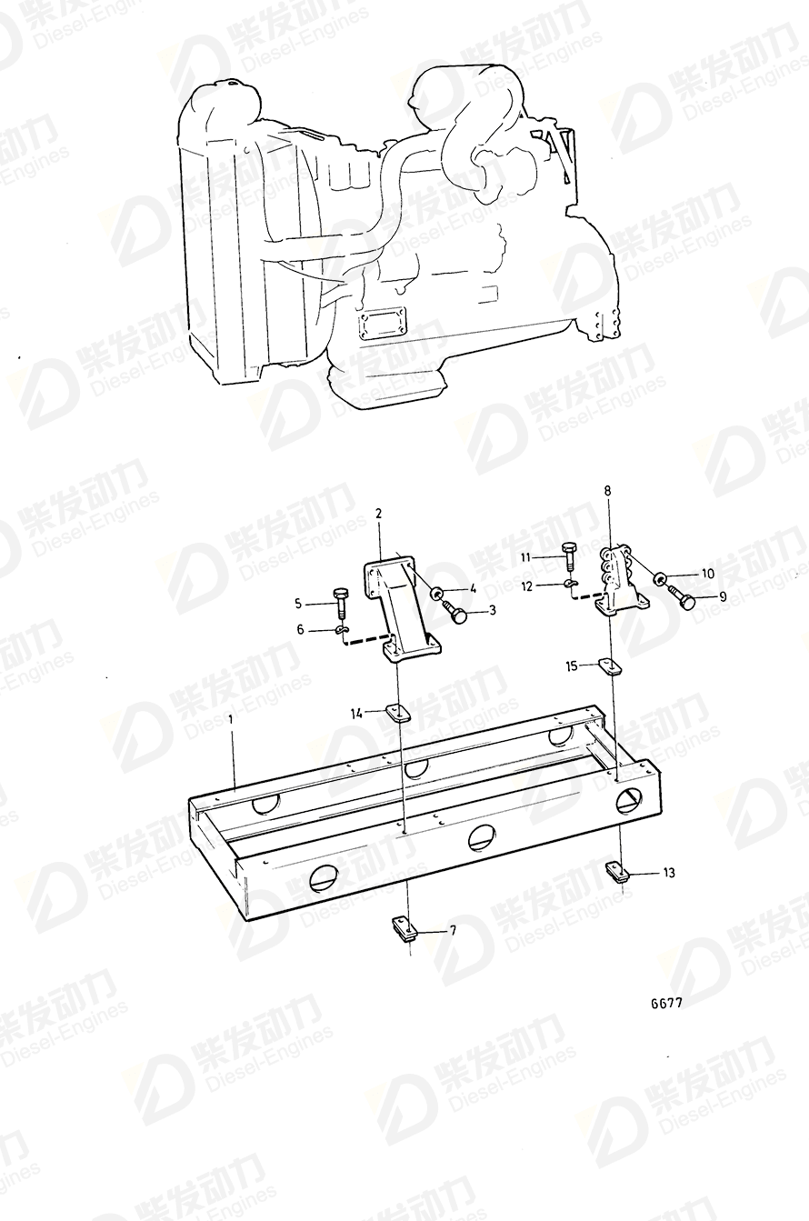 volvo penta Hexagon screw 955346 Drawing volvo penta Hexagon screw 955346 Drawing